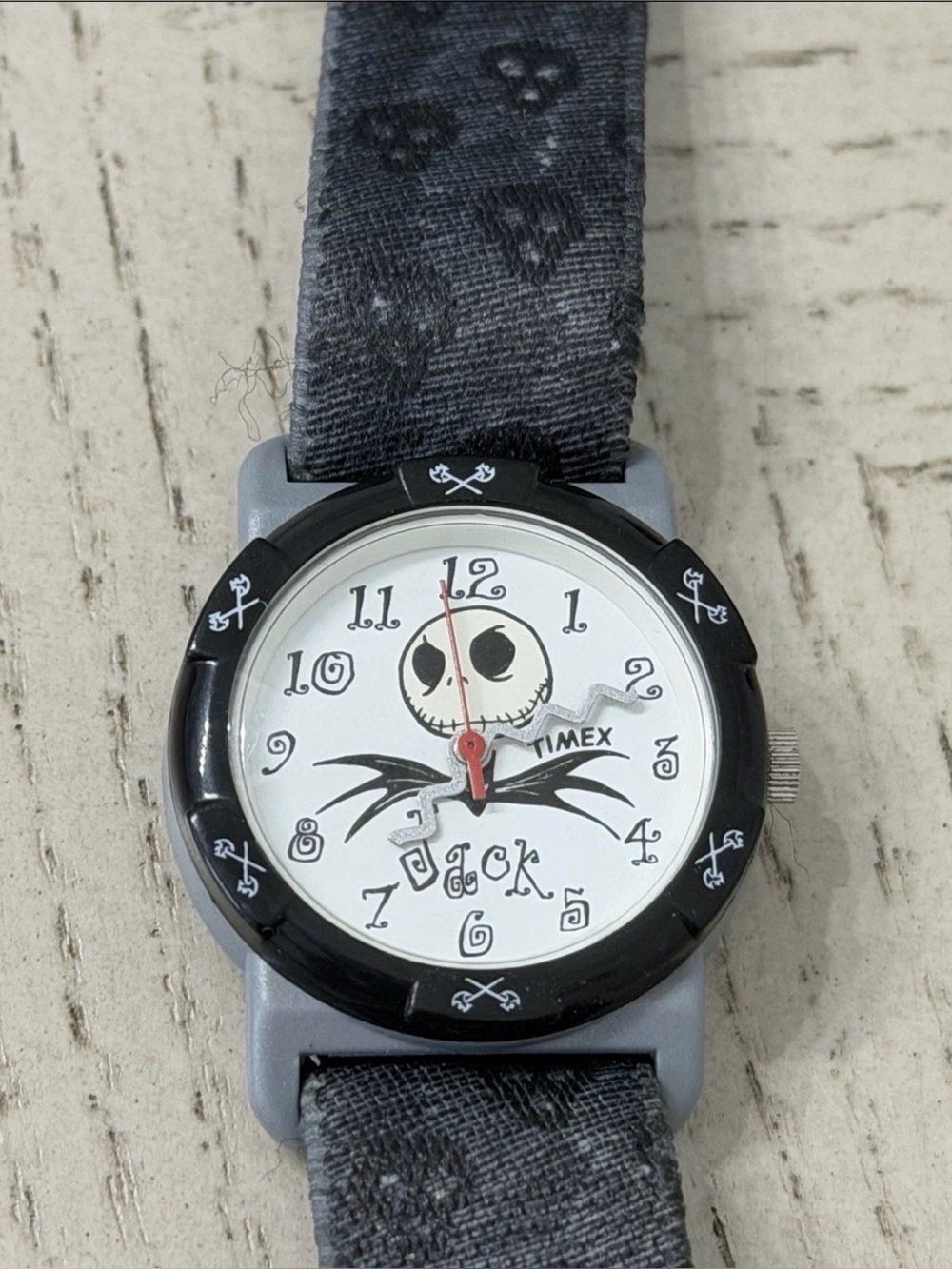 Timex Kids' Themed Disney Jack Skellington Watch in Black and Gray